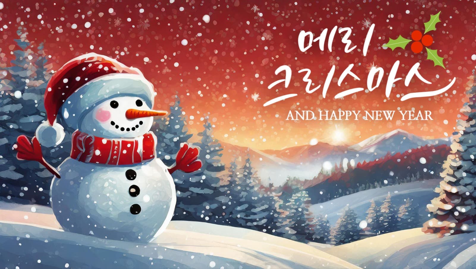 눈사람 포토카드