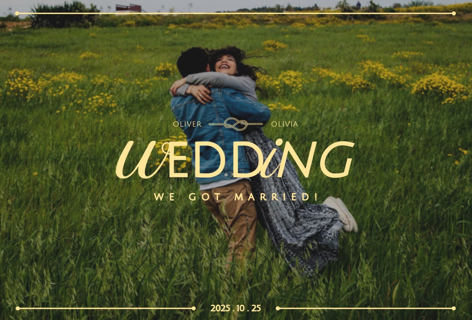 청첩장 we got married