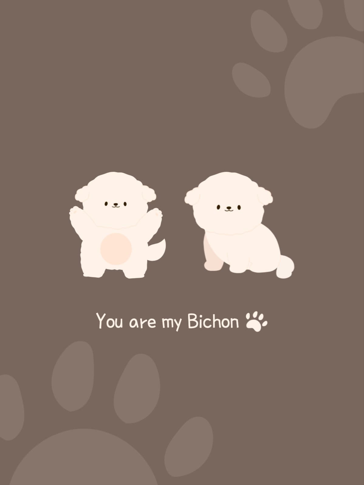 You are my Bichon