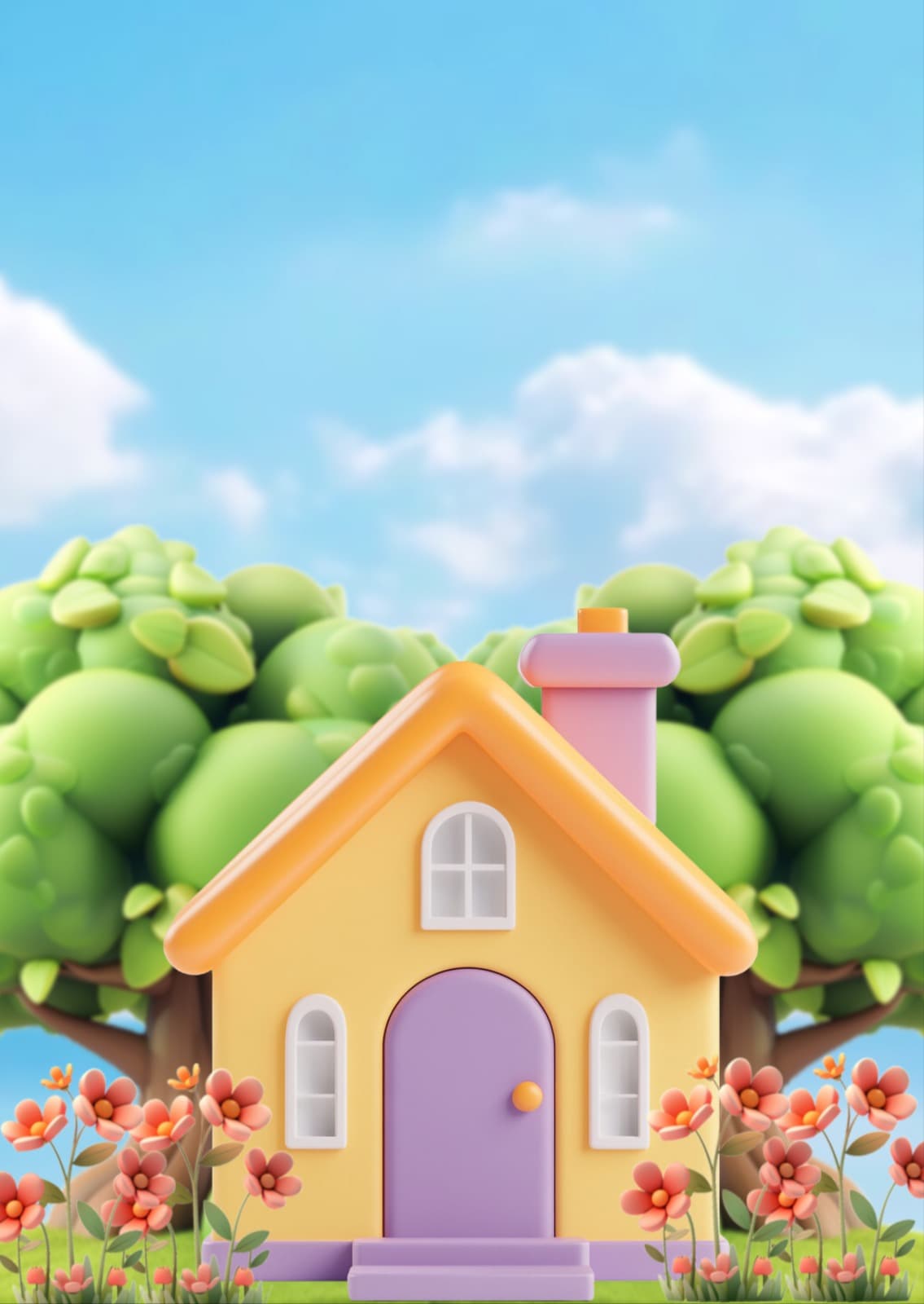 The yellow house