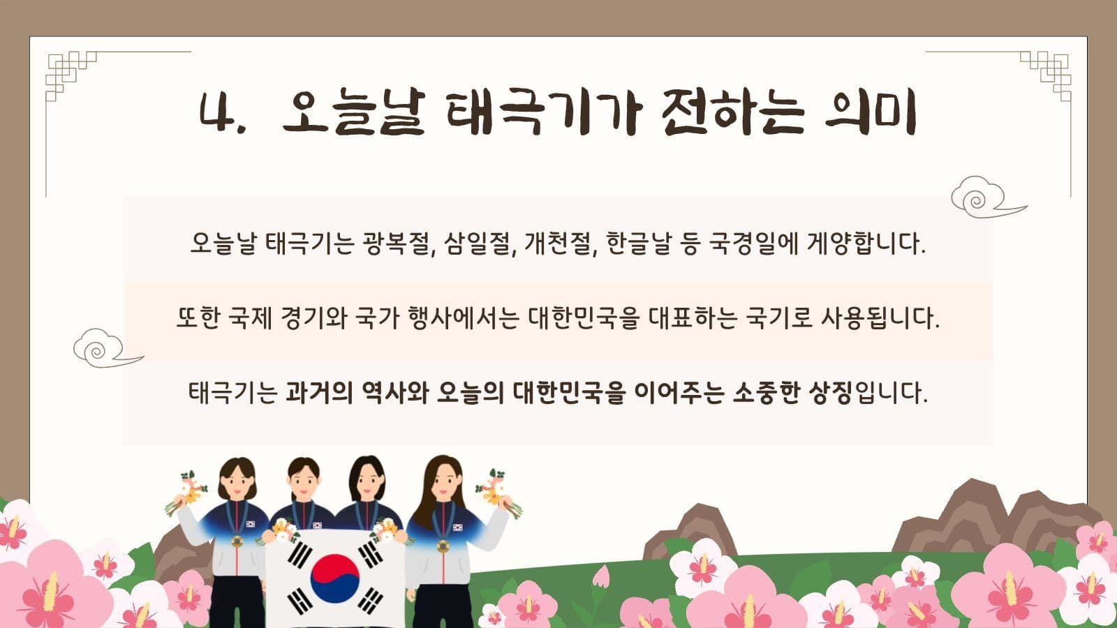 독립운동과 태극기 교육