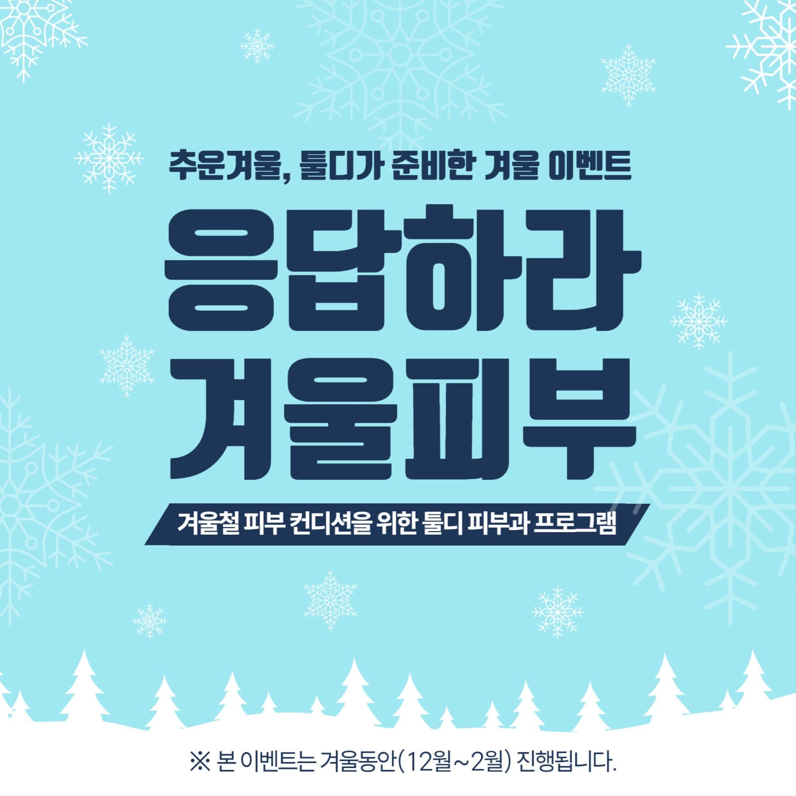 겨울 피부과 이벤트