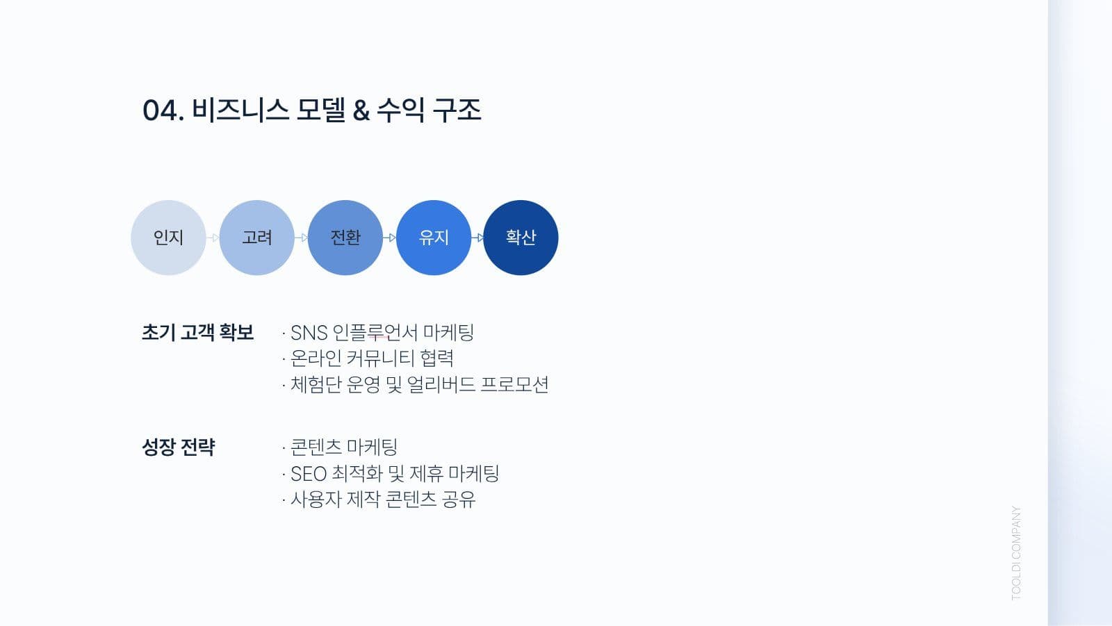 화이트블루 깔끔한 프레젠테이션