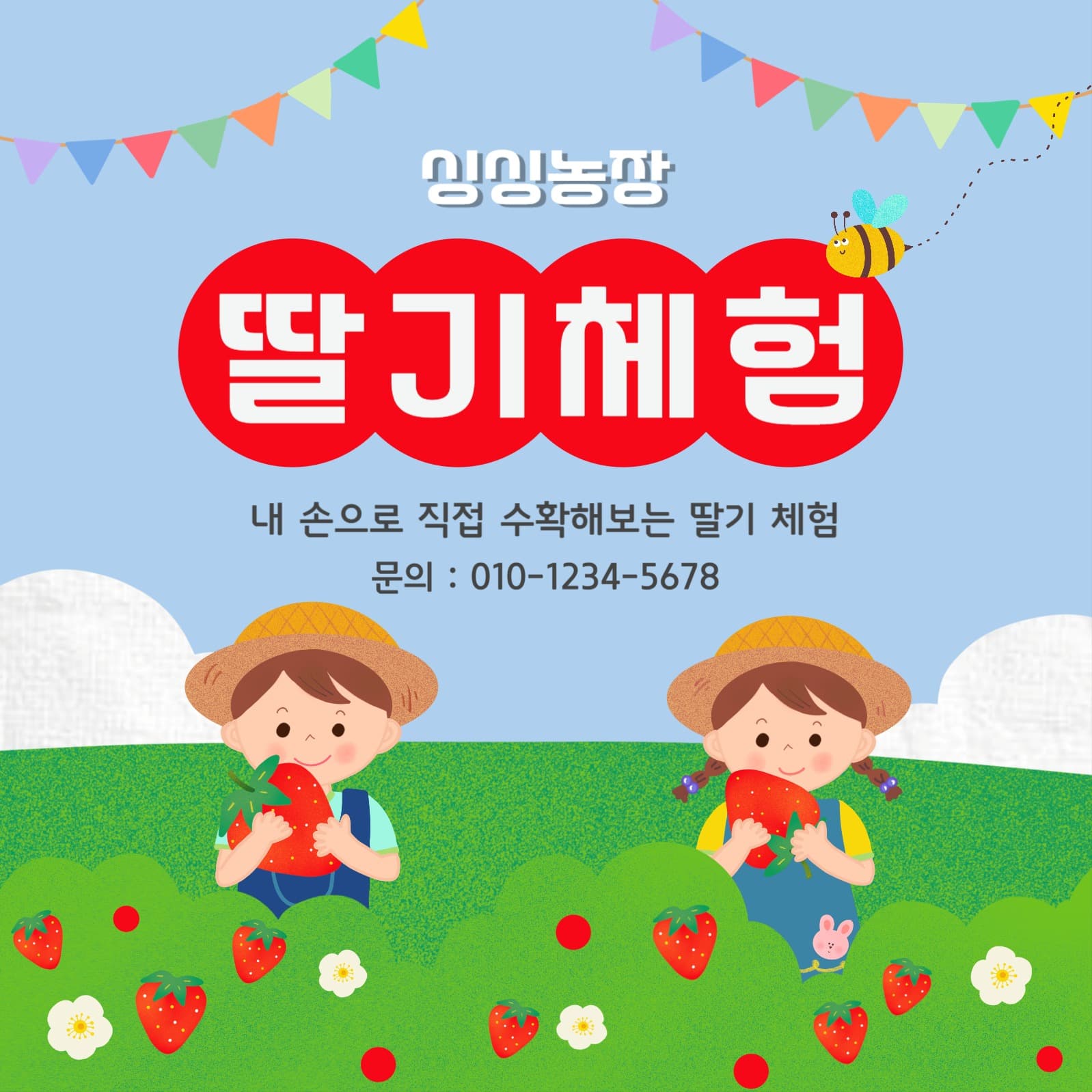 딸기체험