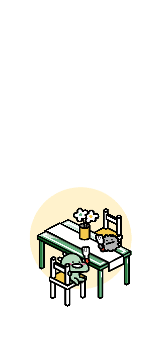 이고바바잼 식탁