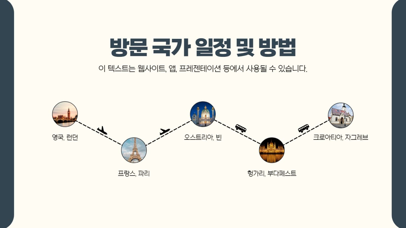 여행 계획 프레젠테이션