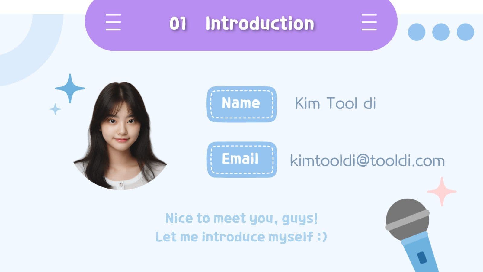 보라색 초록색 조합의 영어 ppt
