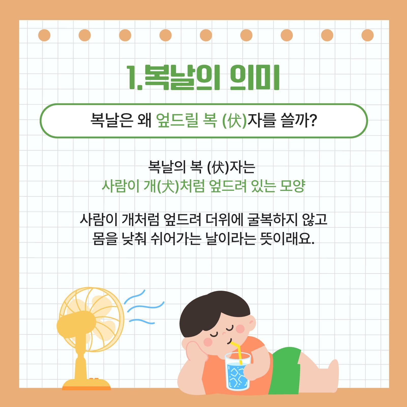 복날 보양식 정보 카드뉴스