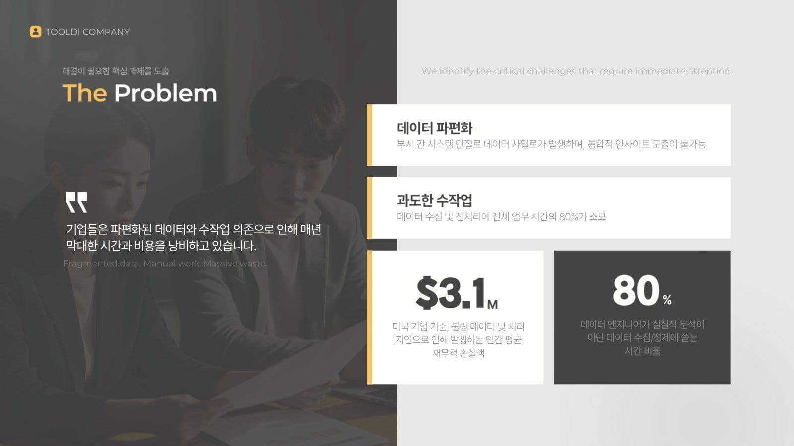 블랙심플 비즈니스 사업 제안서 PPT