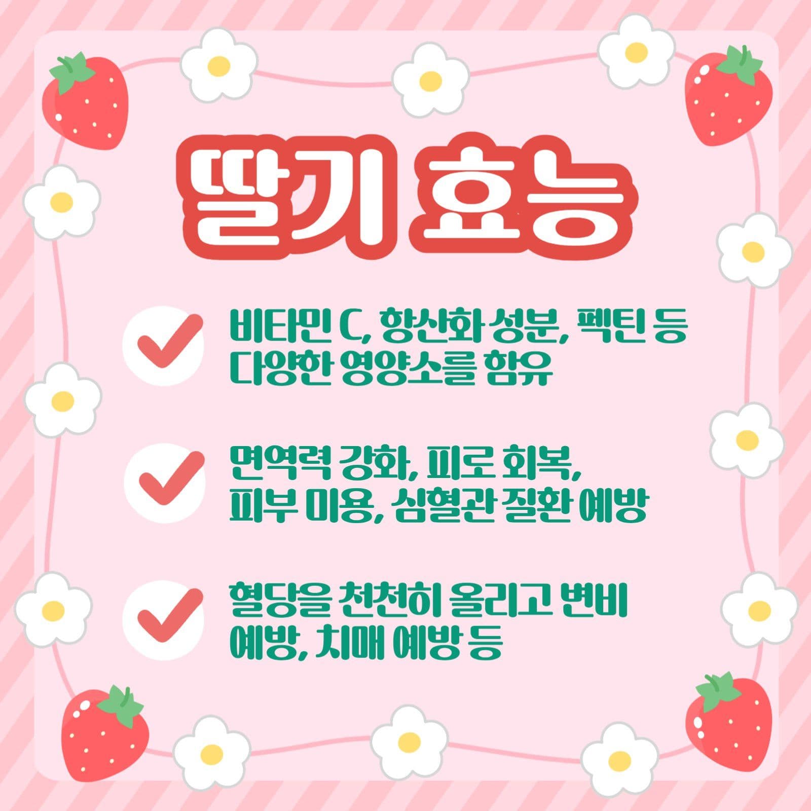 겨울 제철 과일 딸기 꿀 팁