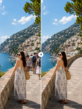 Clean passersby out of
your travel photos
