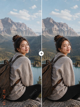 Delete date stamps and watermarks
without a trace